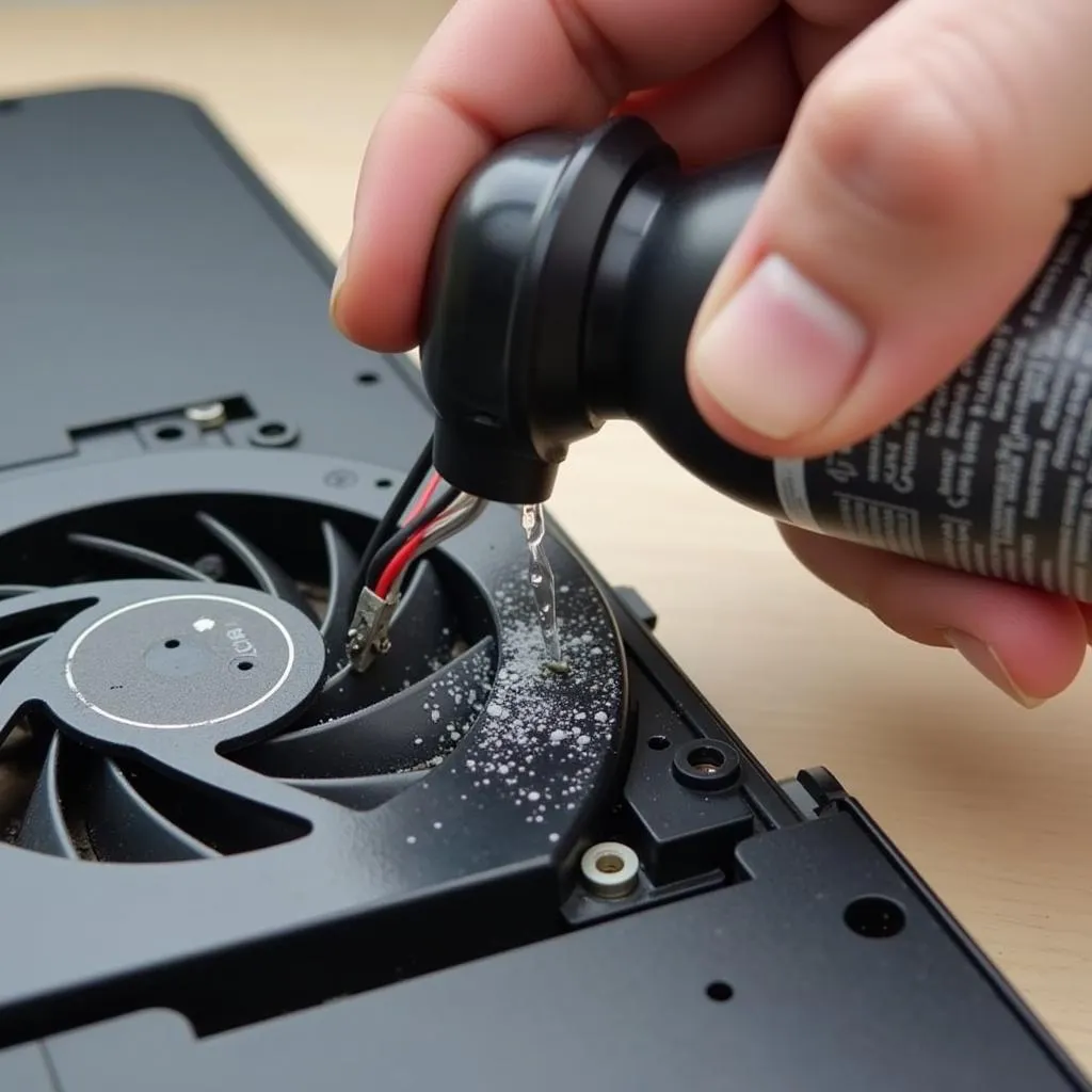 Cleaning a Laptop Fan from Dust