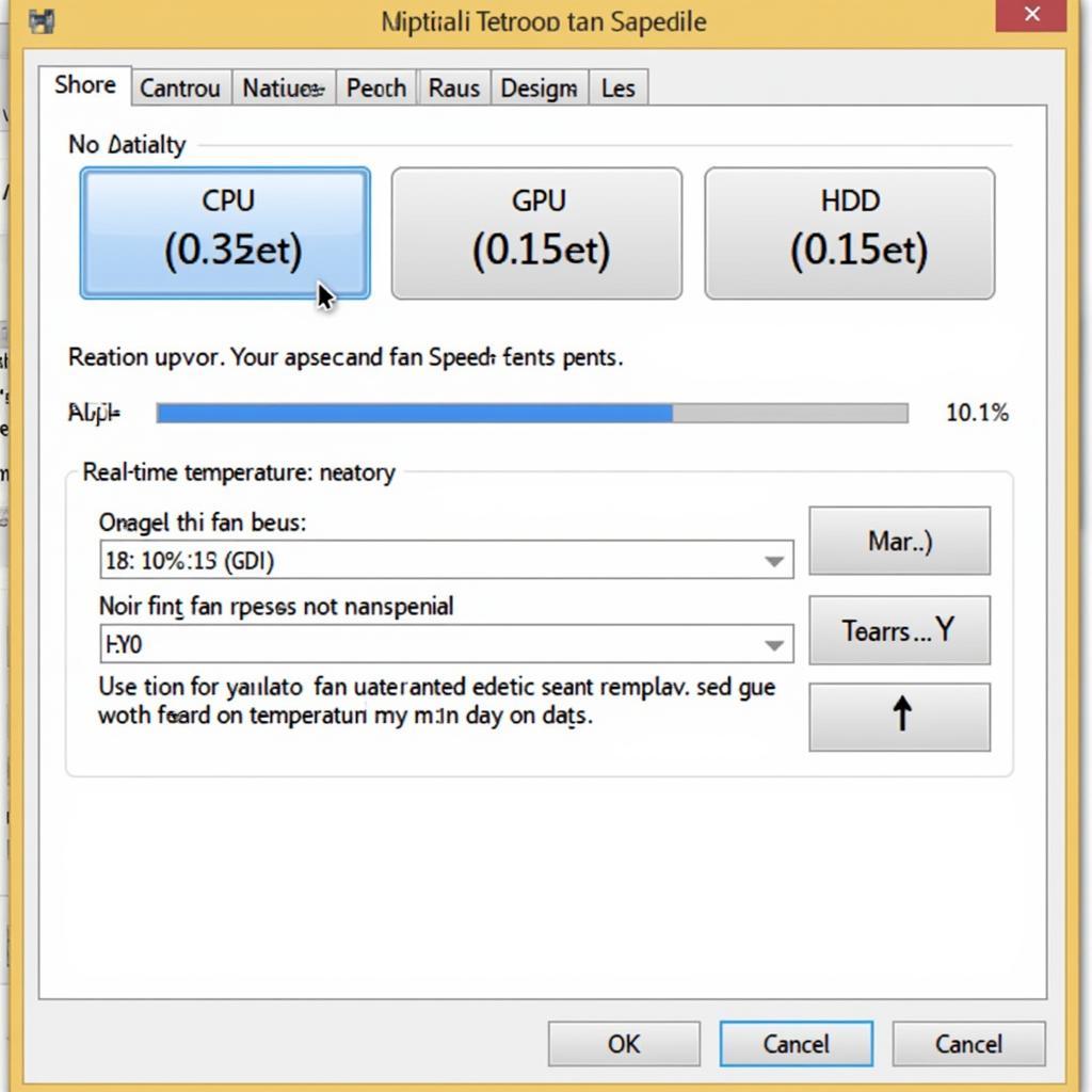 Fan Control Software Interface