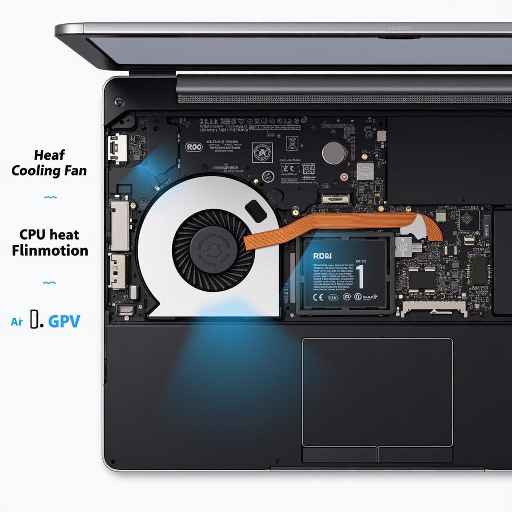 Laptop Fan Cooling System