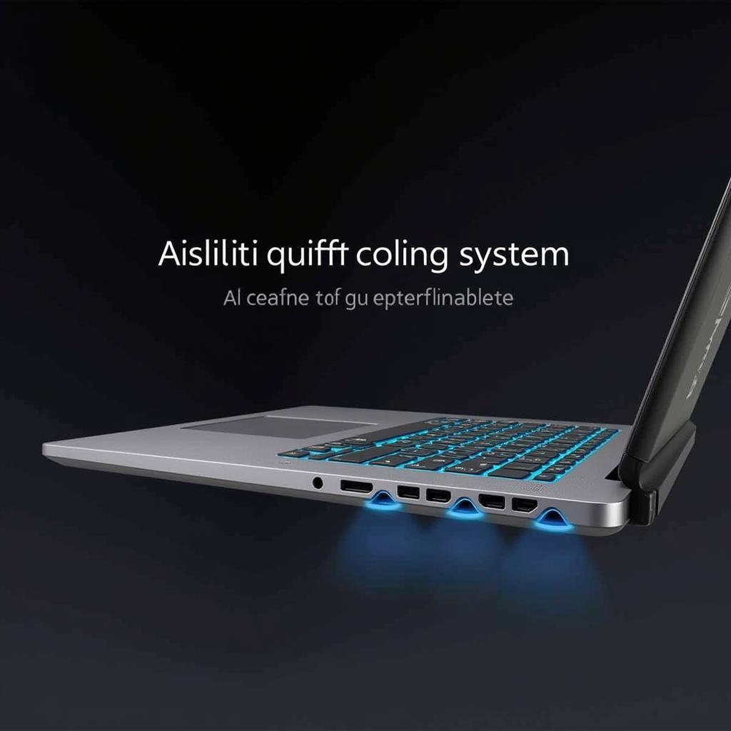 Laptop with Efficient Cooling System