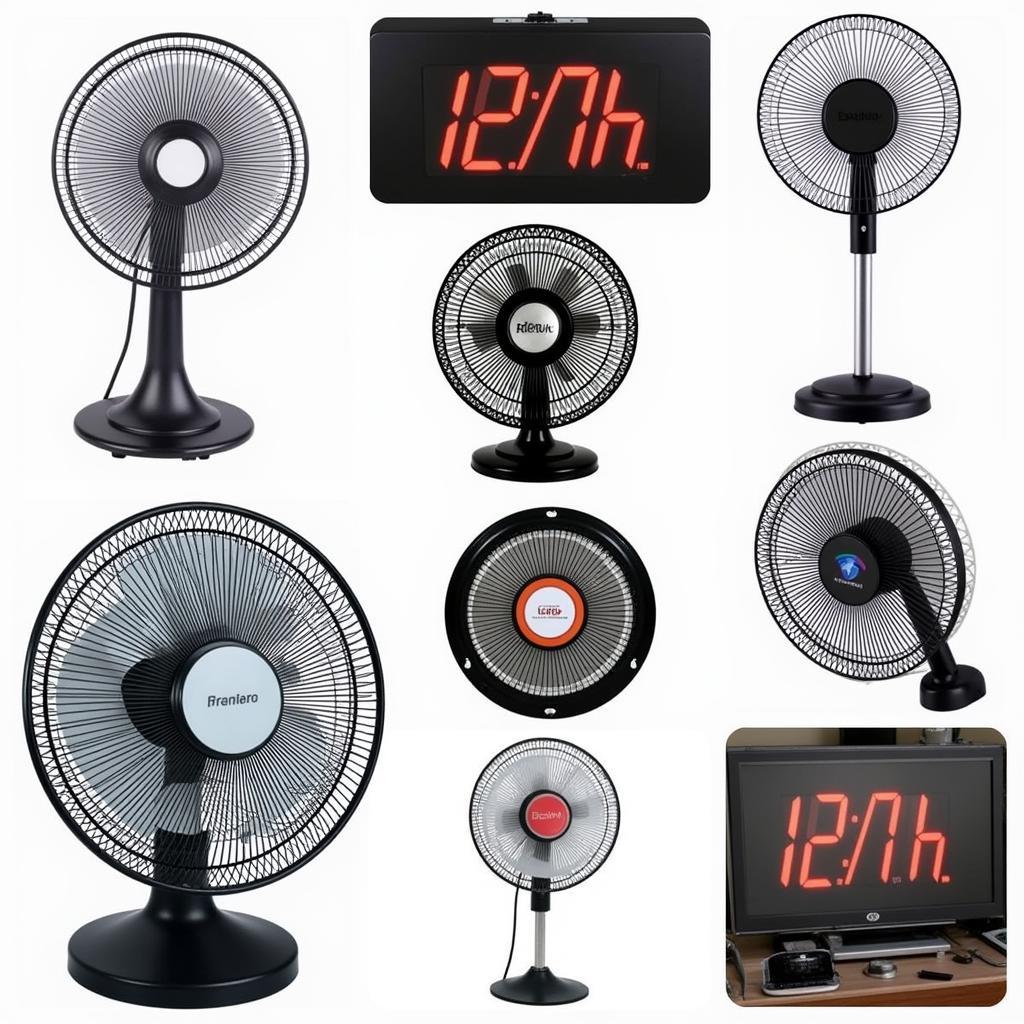 Different Types of LED Clock Fans