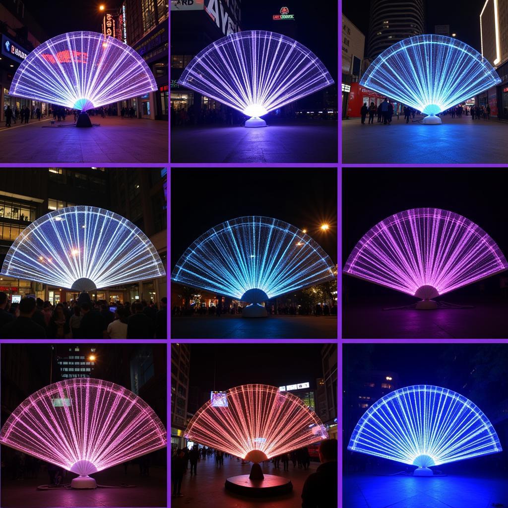 Applications of LED Fan 3D Displays