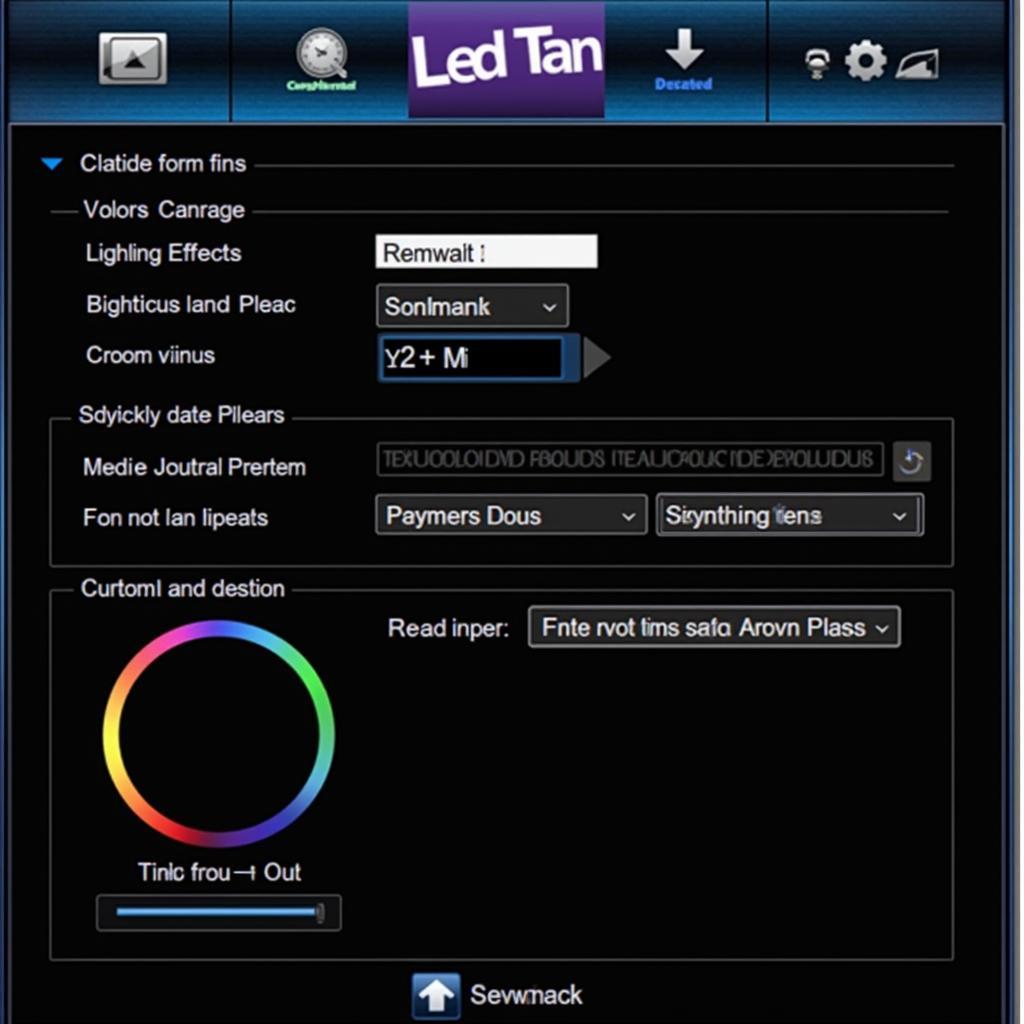 LED Fan Software Interface