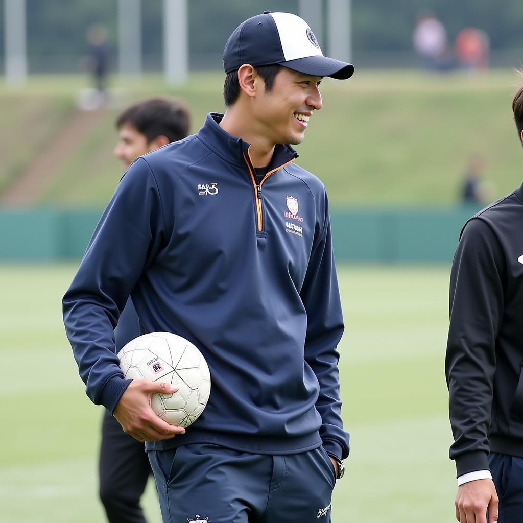 Lee Seung Gi at a Football Event