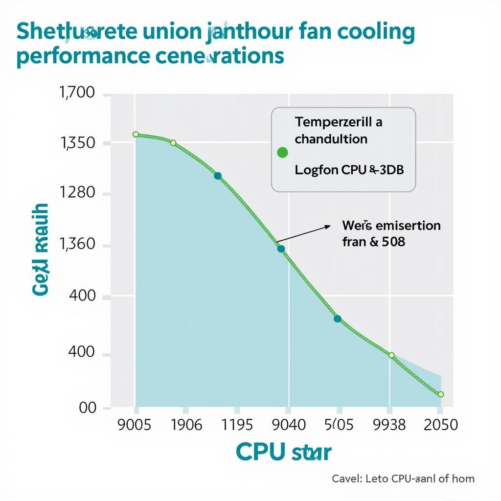 Graph showing the performance of a Leto CPU fan