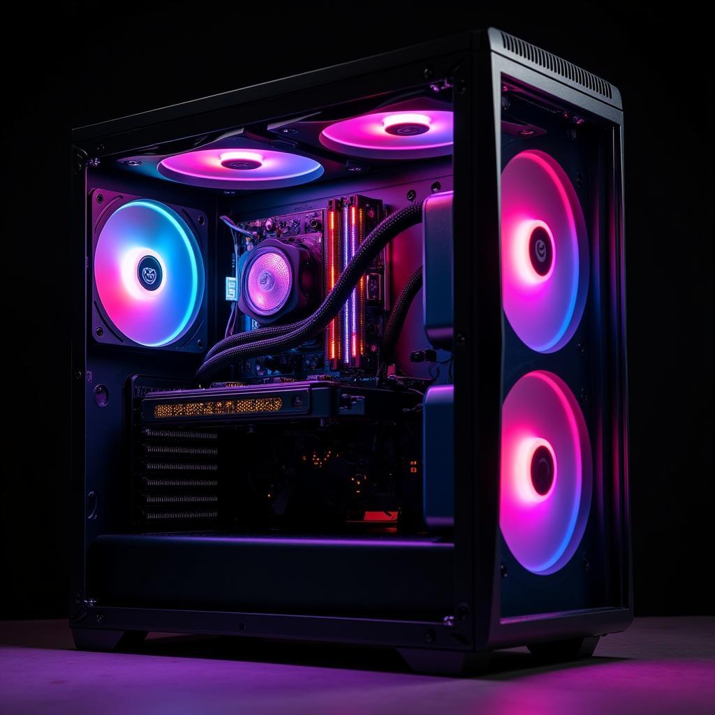 Fan Cooler Master Li240 Installed in PC