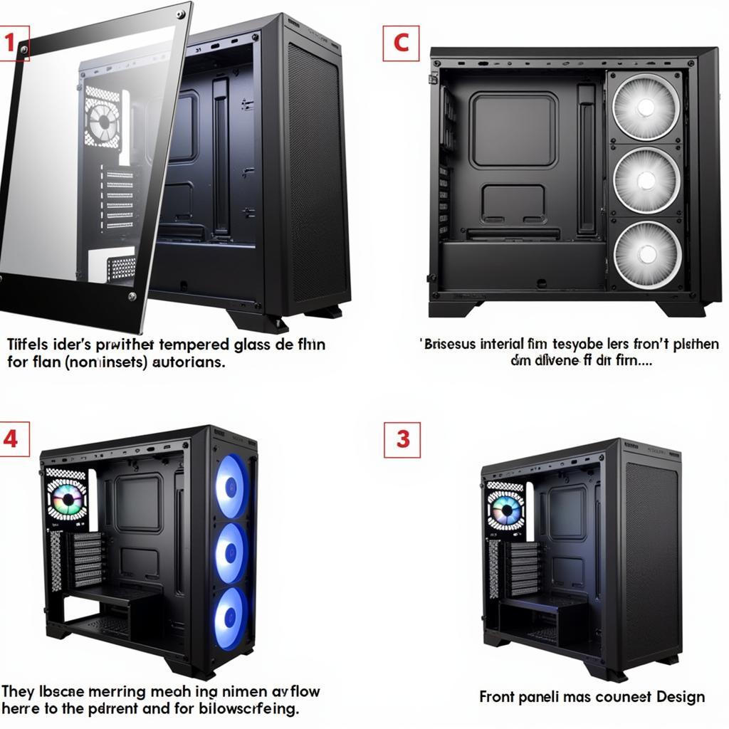 Close-up of Xigmatek Libra 3 Fan X9 features