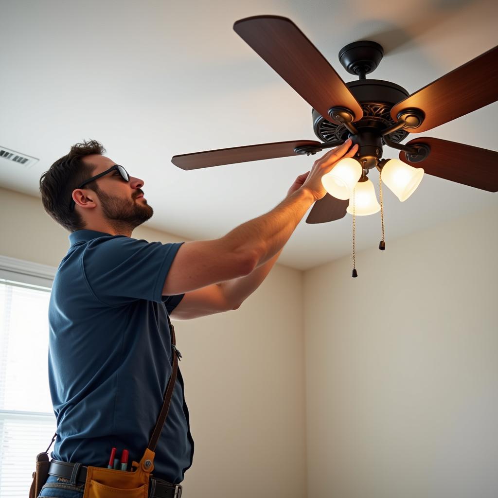 Professional Ceiling Fan Installation in Chicagoland 