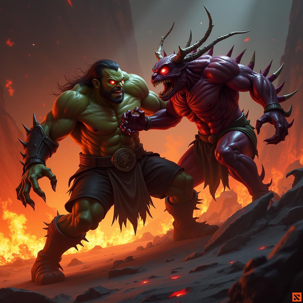 Lifestealer Versus Pudge