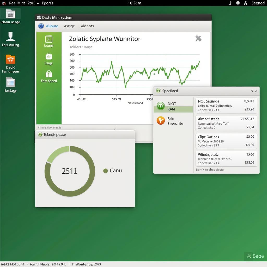 Linux Mint 19 System Monitor Screenshot