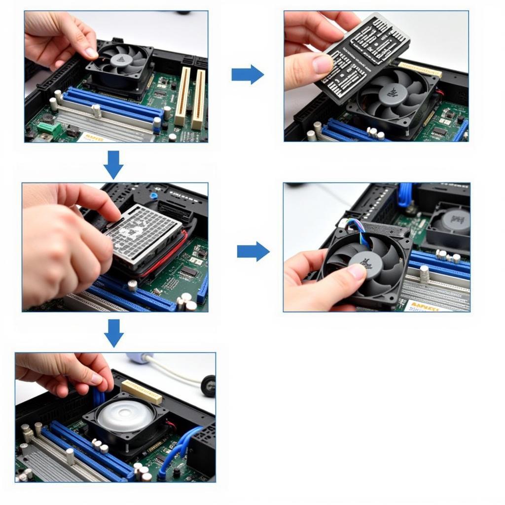 Installing liquid cooler on a Q9400 motherboard