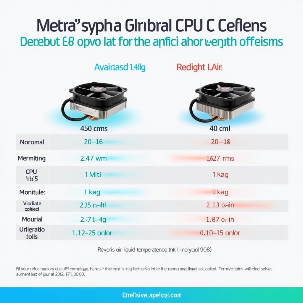 Liquid Fan Radiafor Performance Comparison