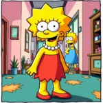 Lisa the Joyful Buddy Comic Style