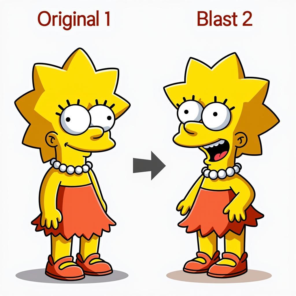 Lisa Simpsons Evolution in Fan Comics