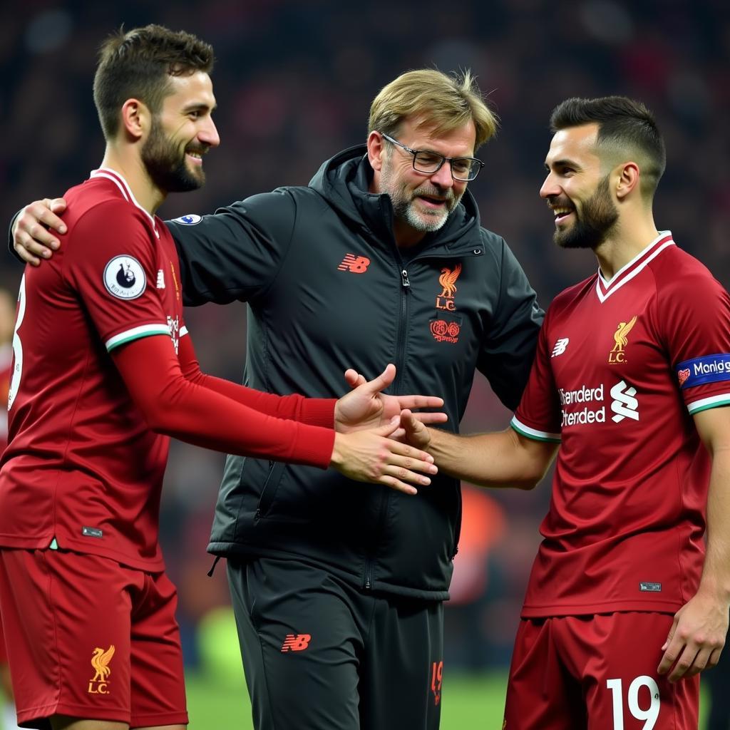 Liverpool Celebration with Klopp