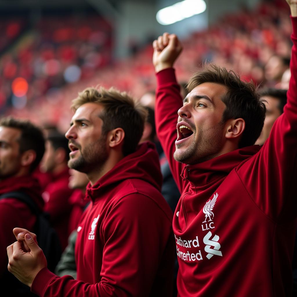 Liverpool Fans Singing at Anfield