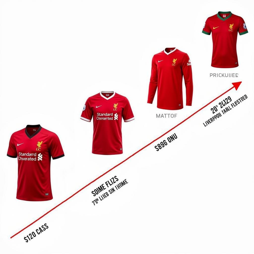 Evolution of Liverpool's Kit