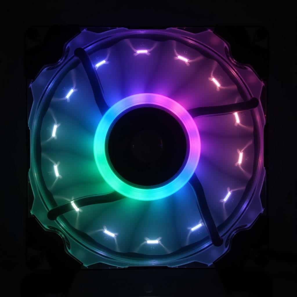 Close-Up of LL120 RGB Fan