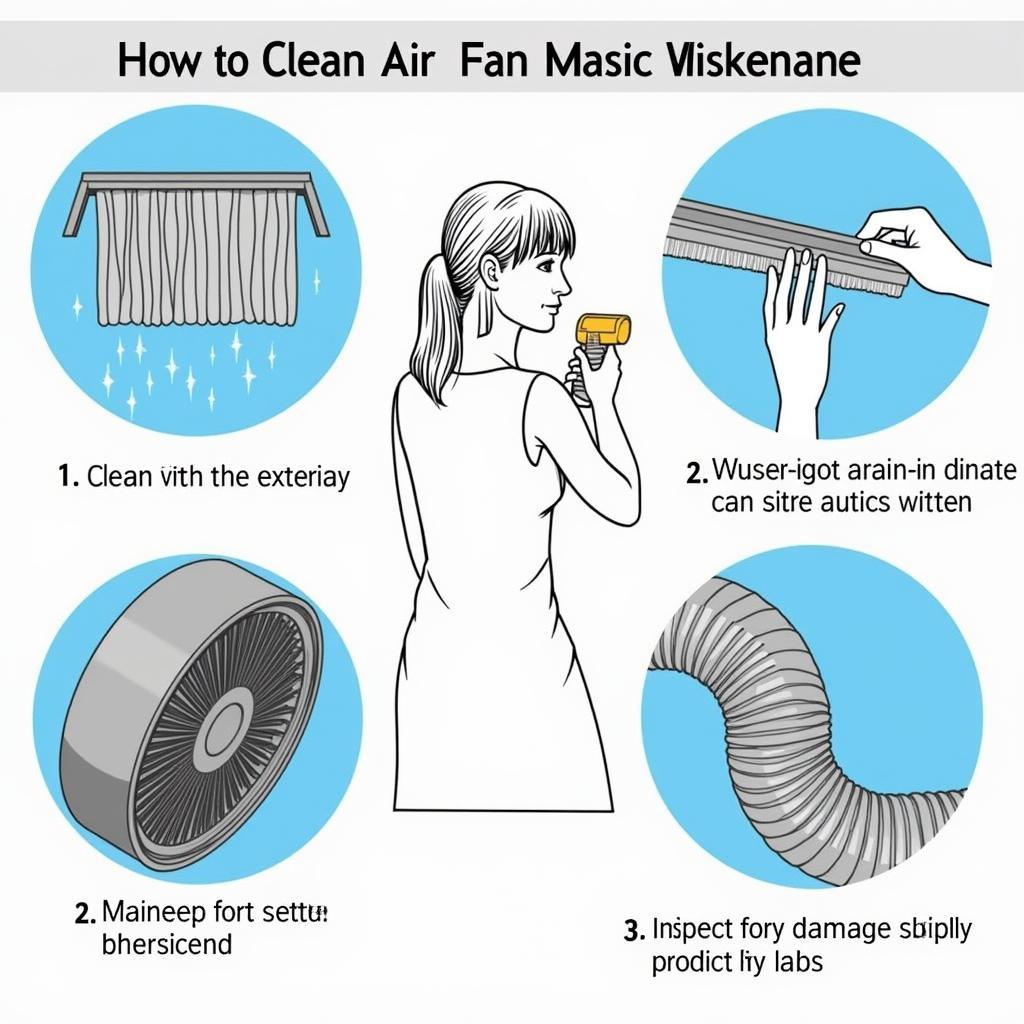 Maintaining clean air fan