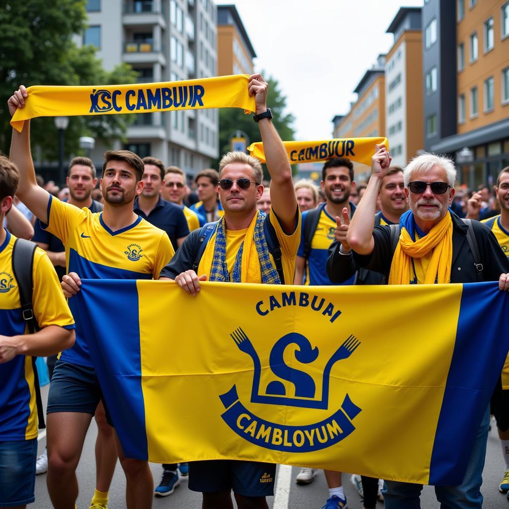 Cambuur fans from Makkum