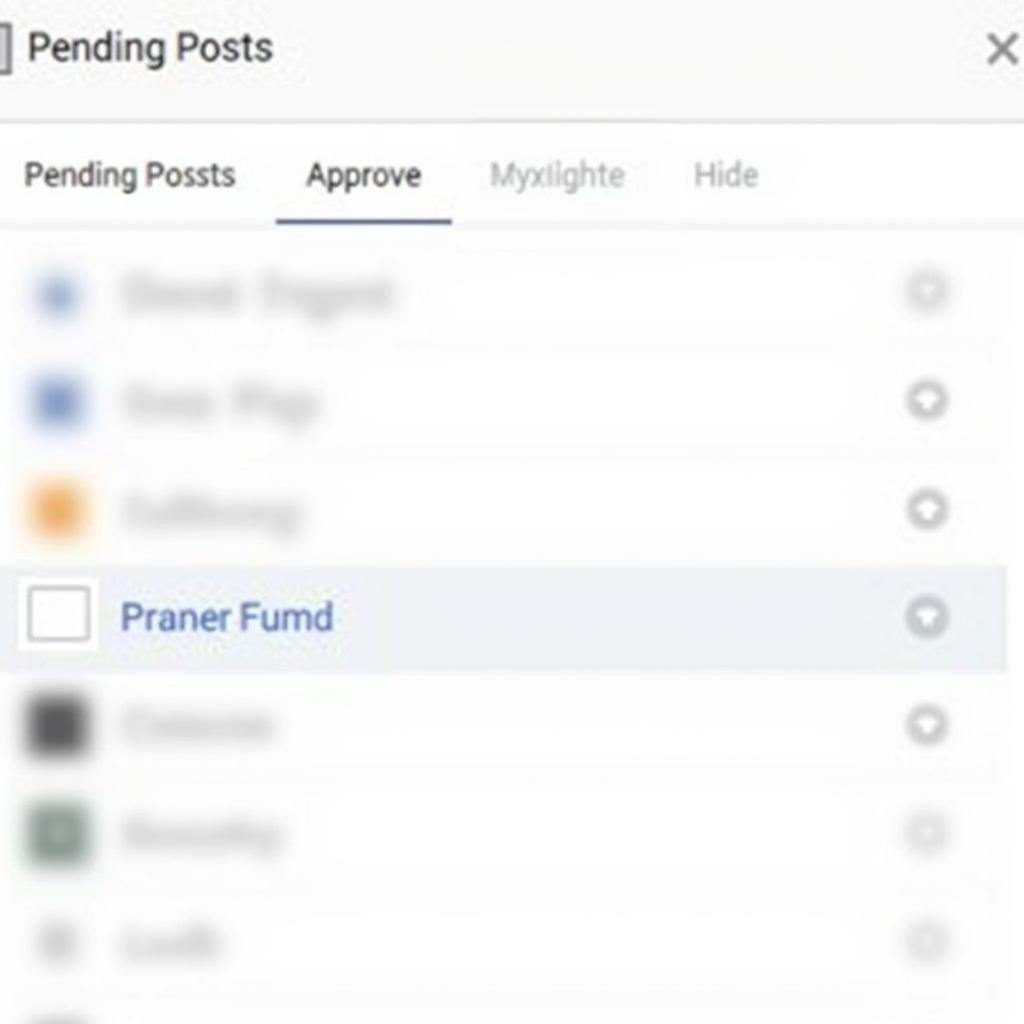 Managing Pending Posts on Facebook Fan Page