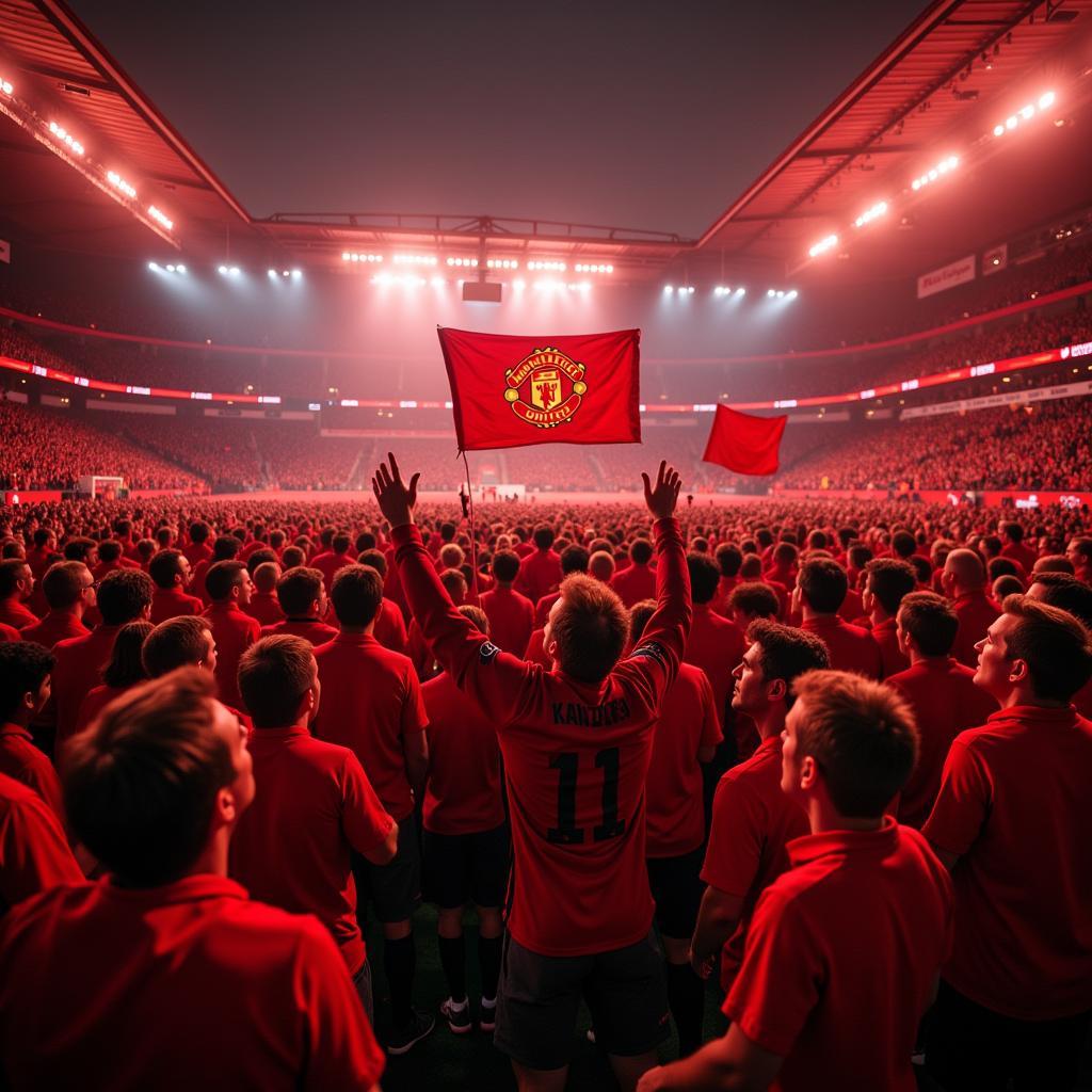 Manchester United Fans at Old Trafford