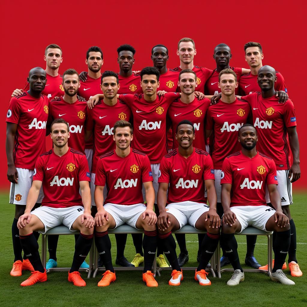 Manchester United Team Photo 2024: A glimpse into the current squad and its potential.