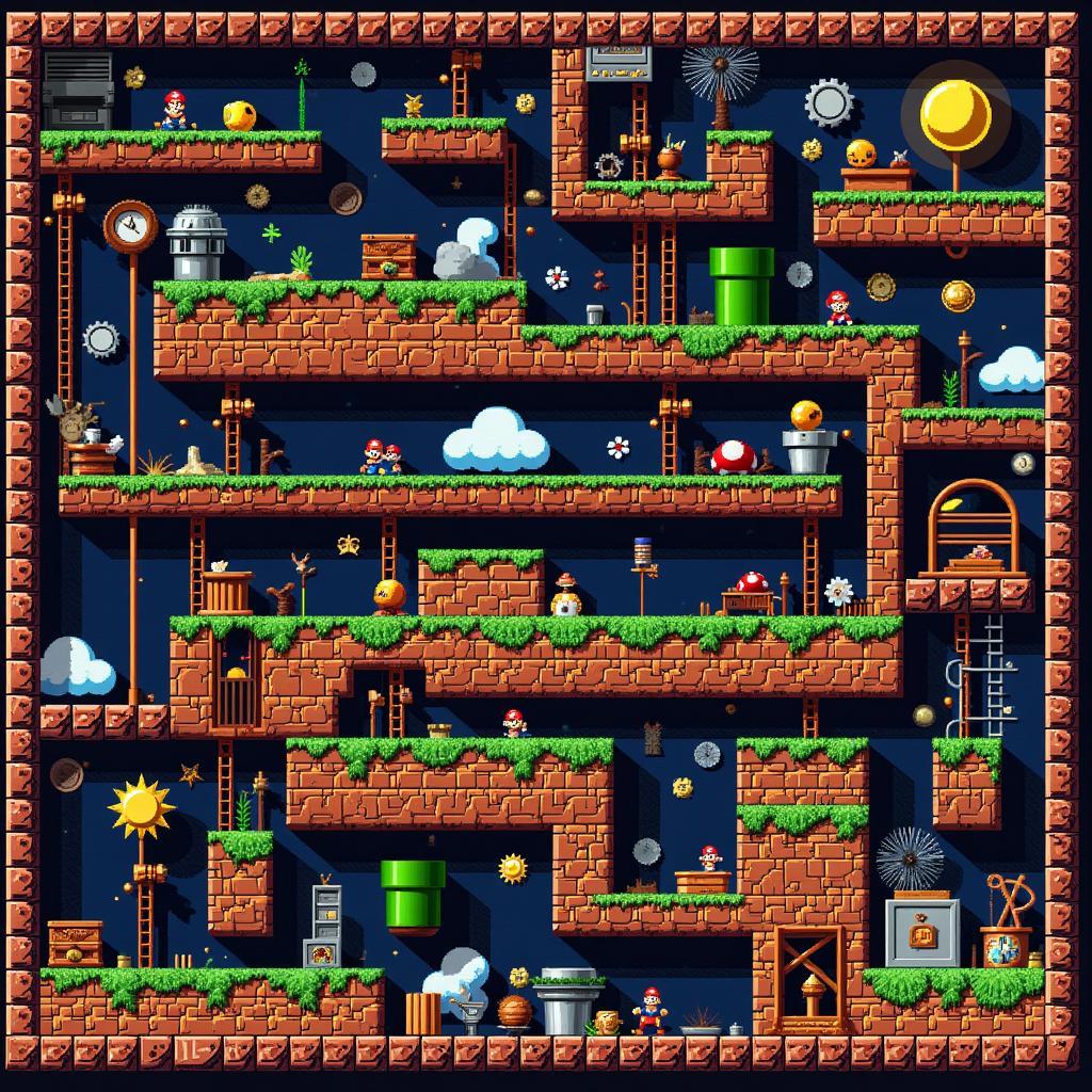 Innovative Level Design in Mario Fan Games