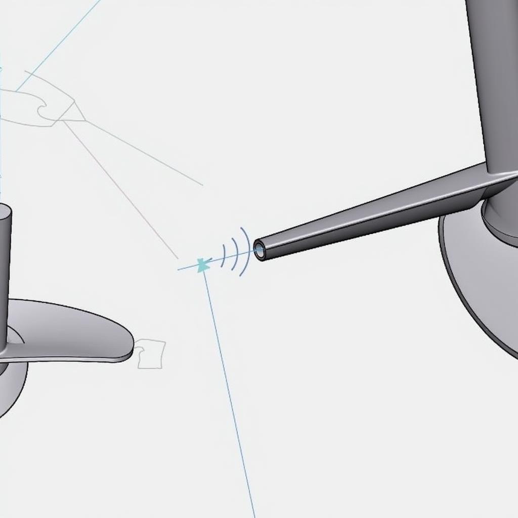 Extruding the fan blade profile in Maya 2013