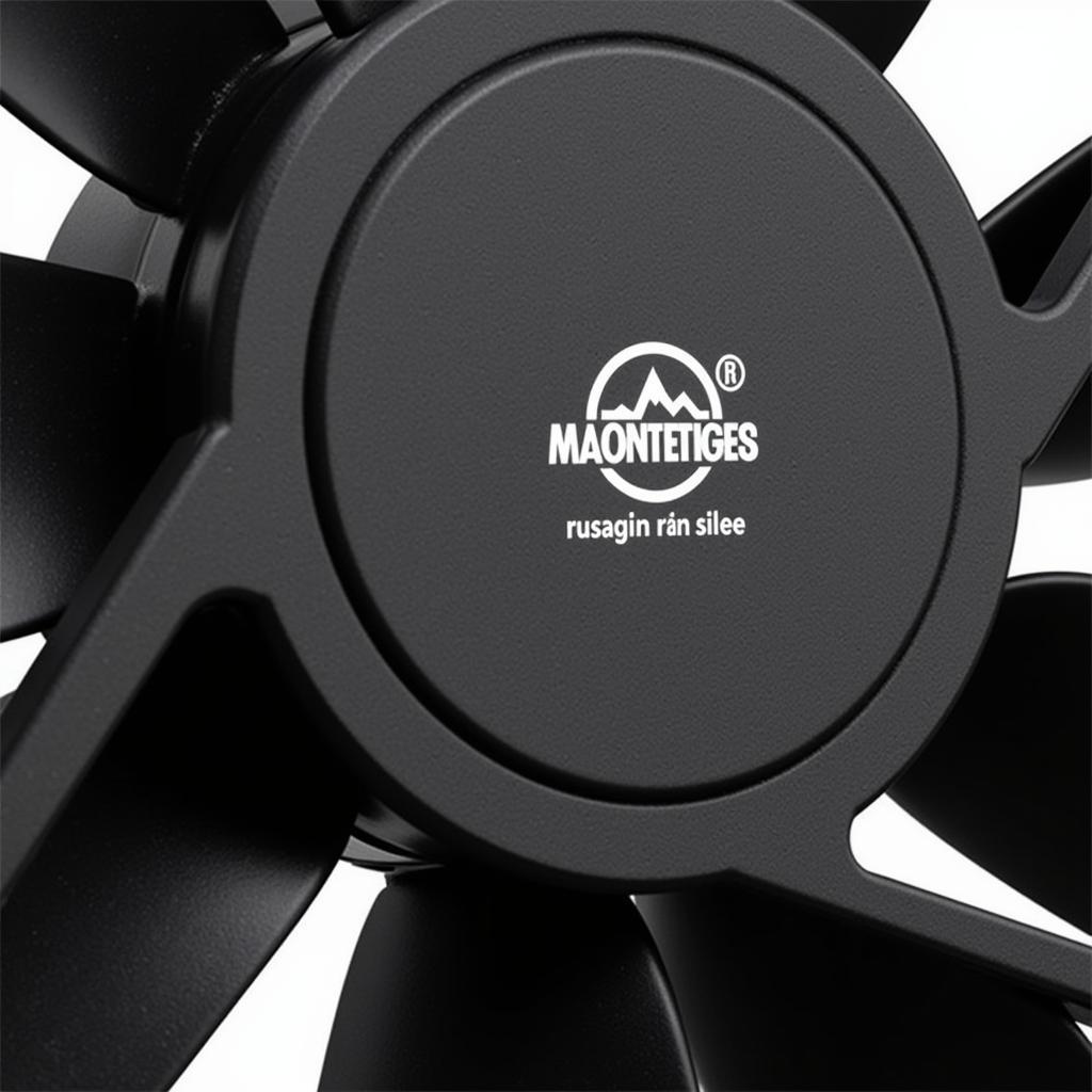 Close-up of MBX-266 Fan Blades