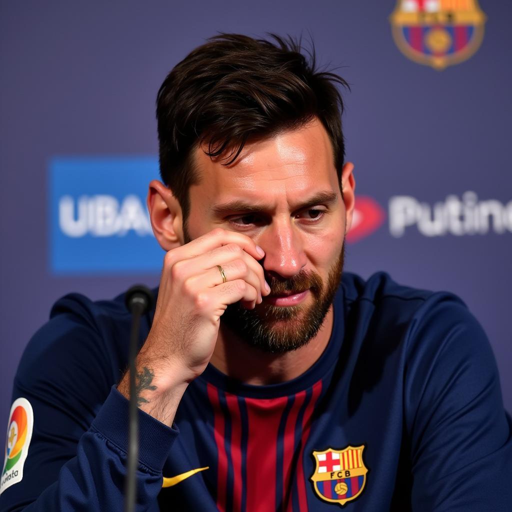 Lionel Messi's Emotional Farewell 