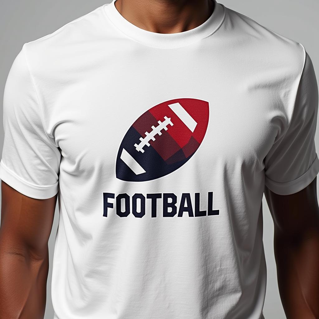 Minimalist Football T-Shirt Design