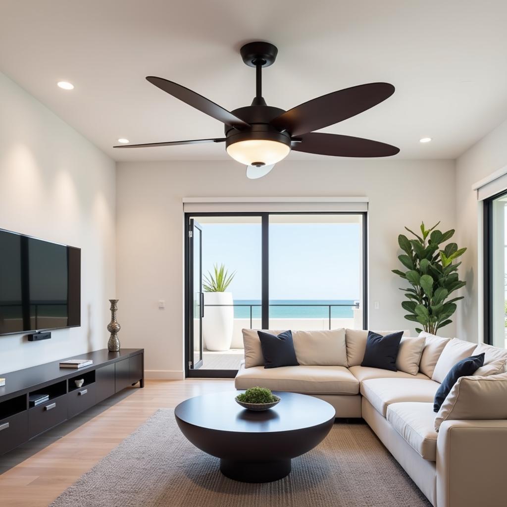 Modern Ceiling Fan Installation