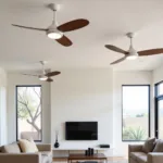 Modern ceiling fans in a Gilbert home