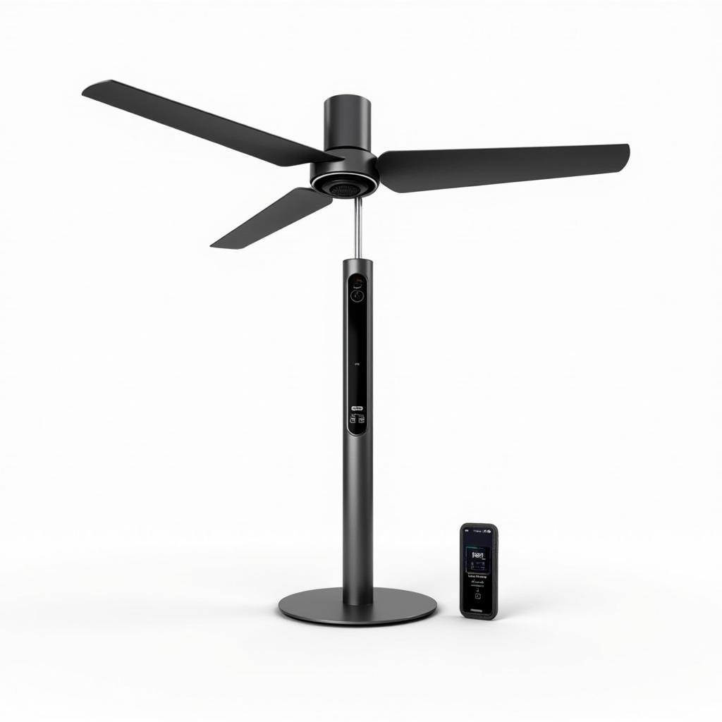 Modern electric fan with advanced technology