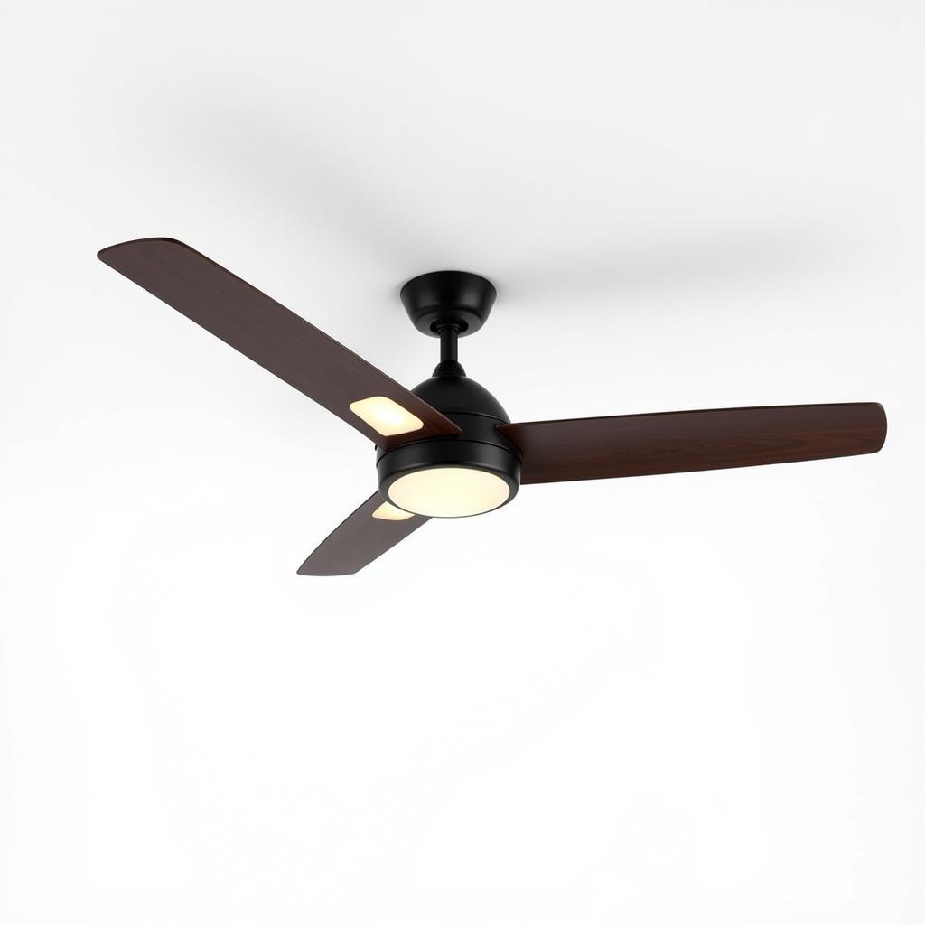 Modern Hunter Ceiling Fan with Light