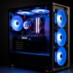 Modern PC Case with PWM Fans