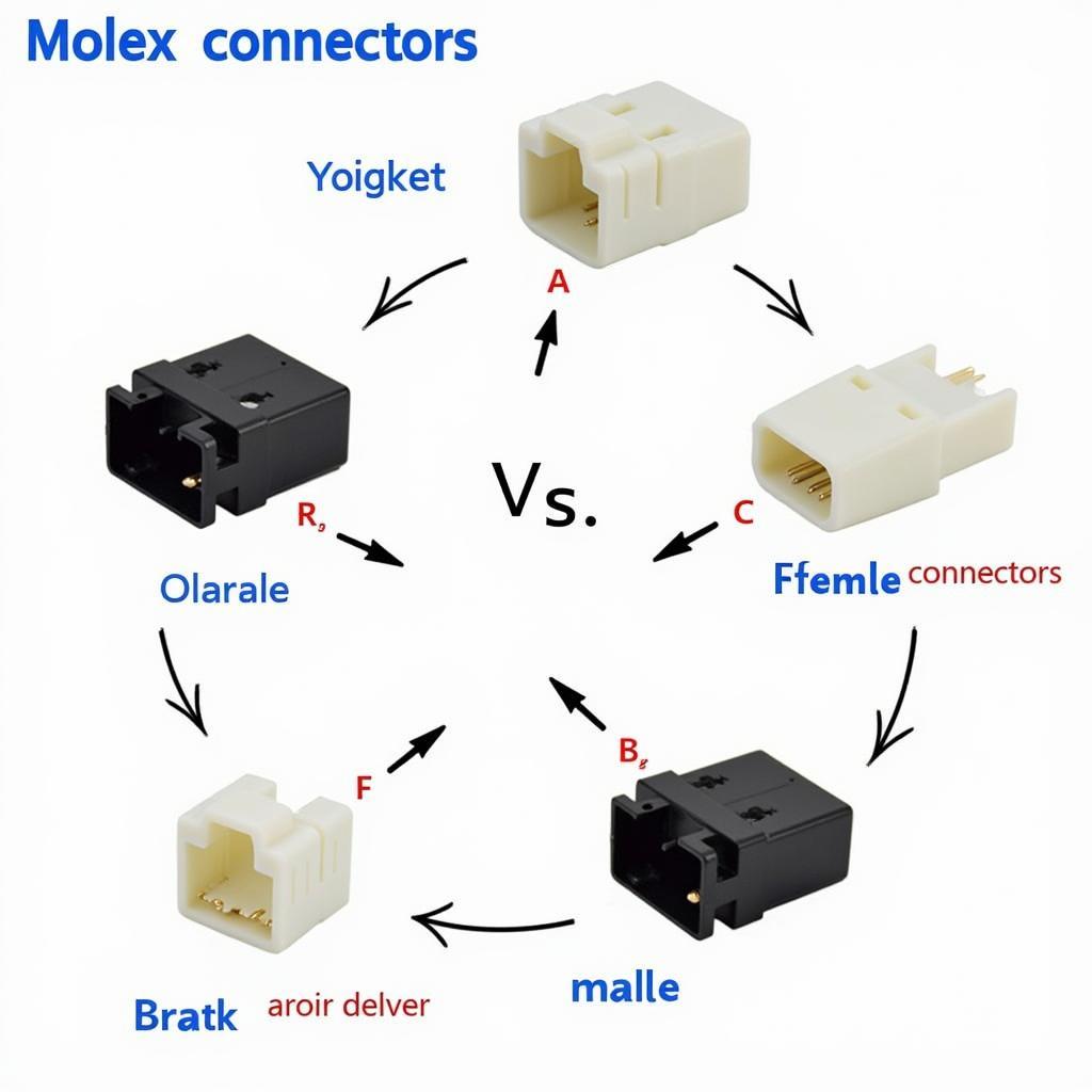 Different types of Molex connectors