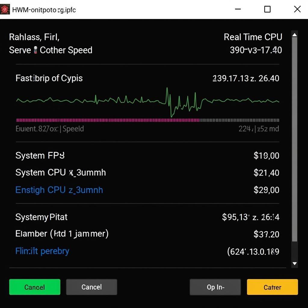 HWMonitor Displaying Fan Speed