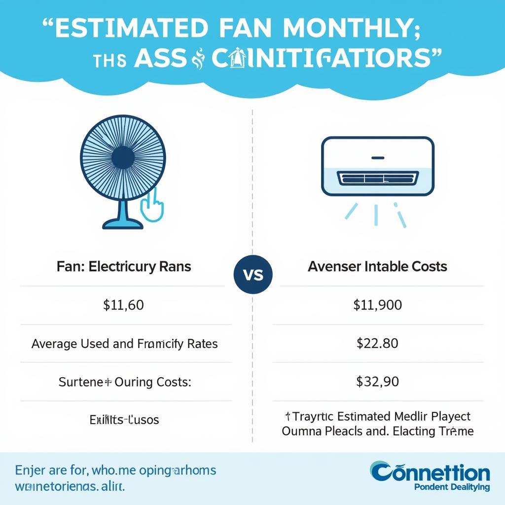 Fan vs. AC Monthly Cooling Costs