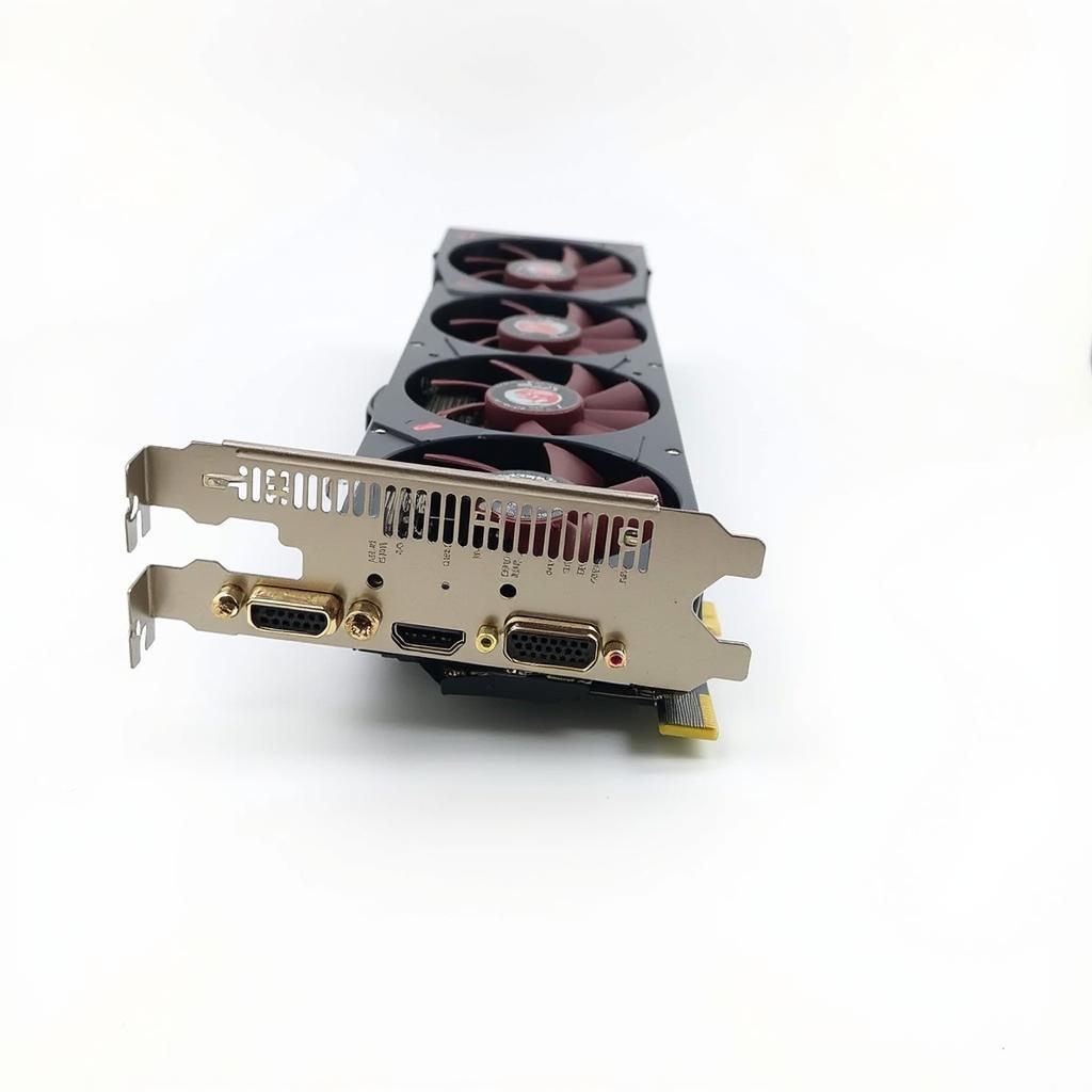 MSI GTX 1060 Rear Panel