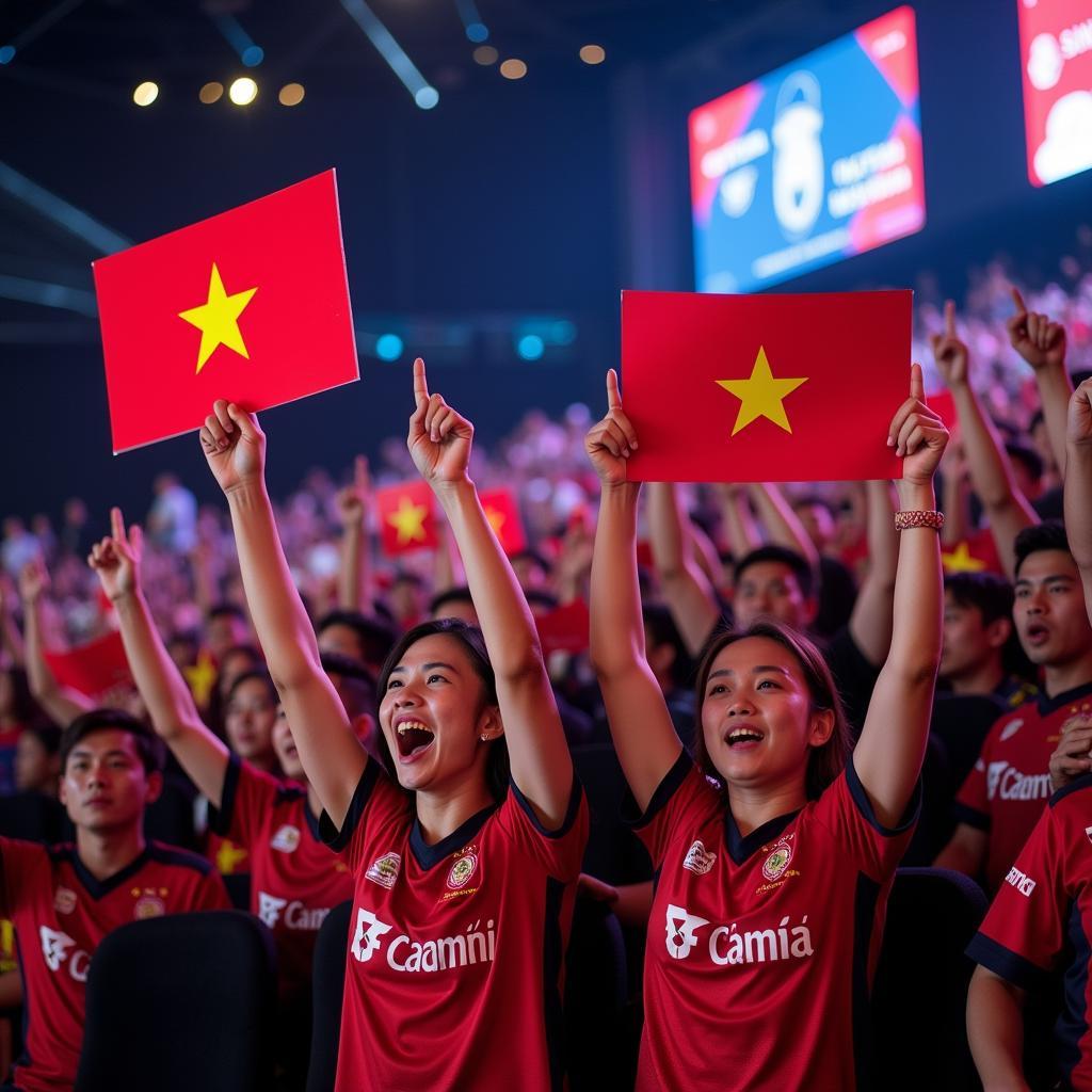 Vietnamese Dota 2 Fans Cheering