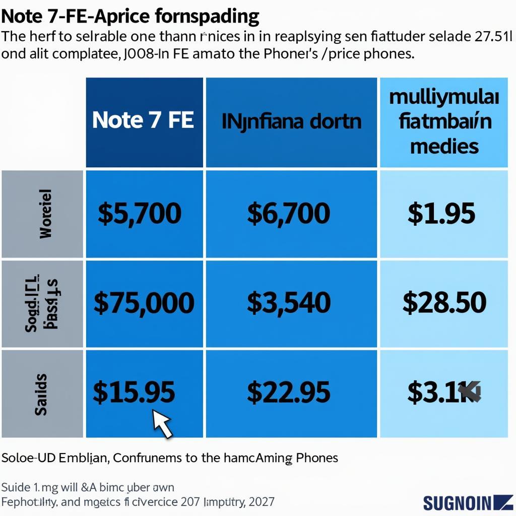 Note 7 FE Price Comparison