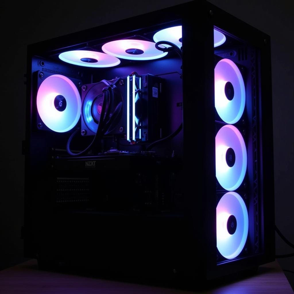 NZXT 120mm RGB Fan in PC Case