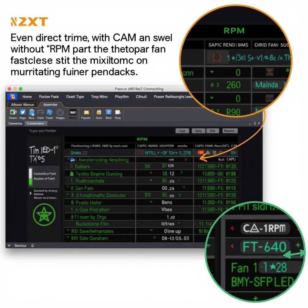 NZXT CAM Monitoring Third-Party Fan Speeds