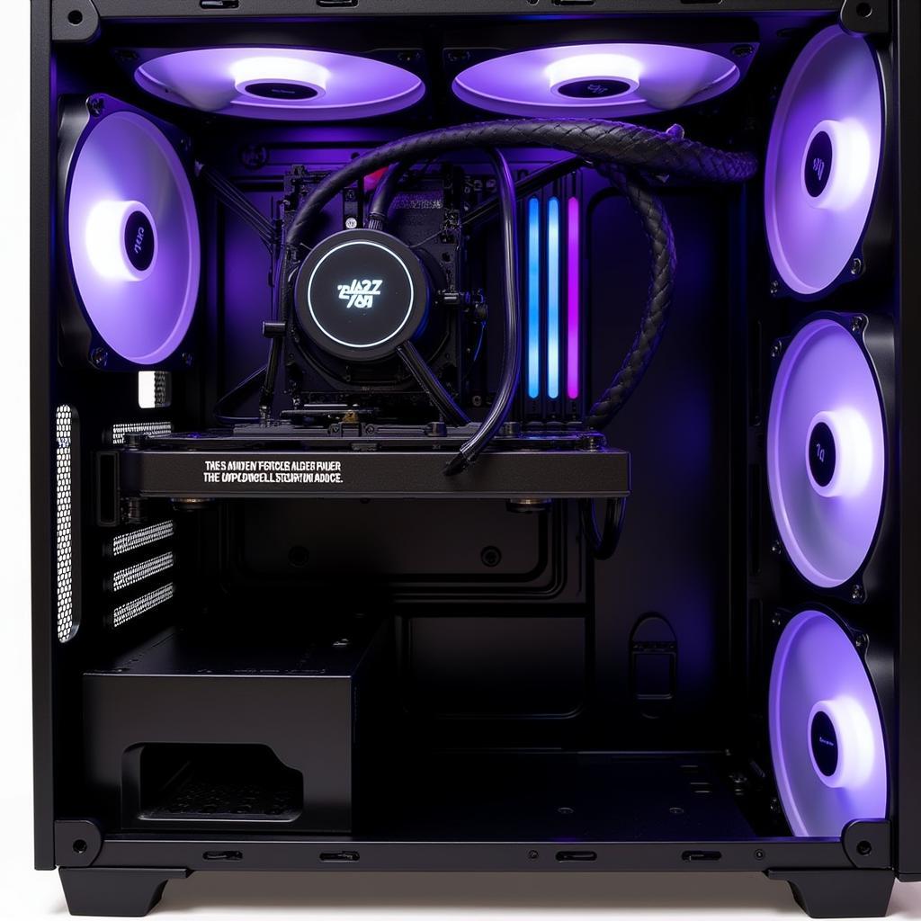 Clean Cable Management with NZXT No-LED Fans