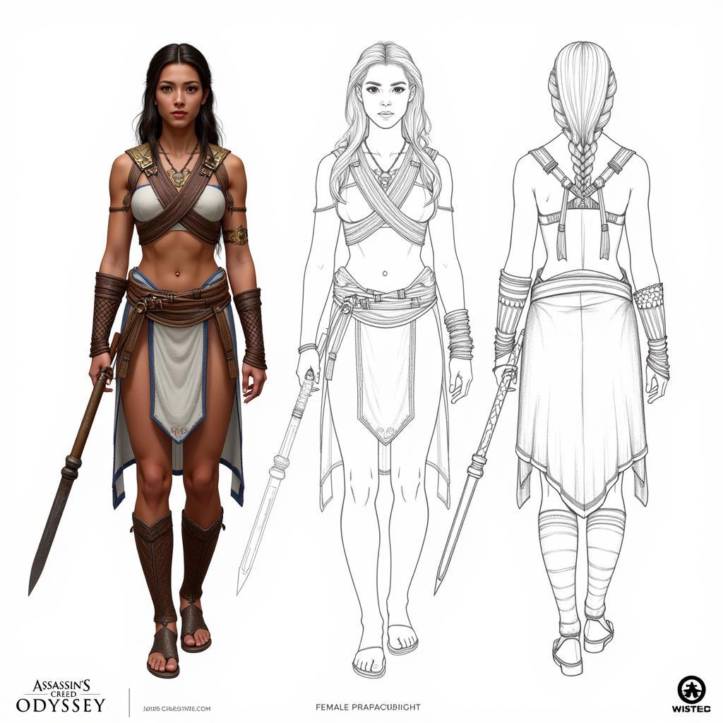 Character concept art for Assassin's Creed Odyssey