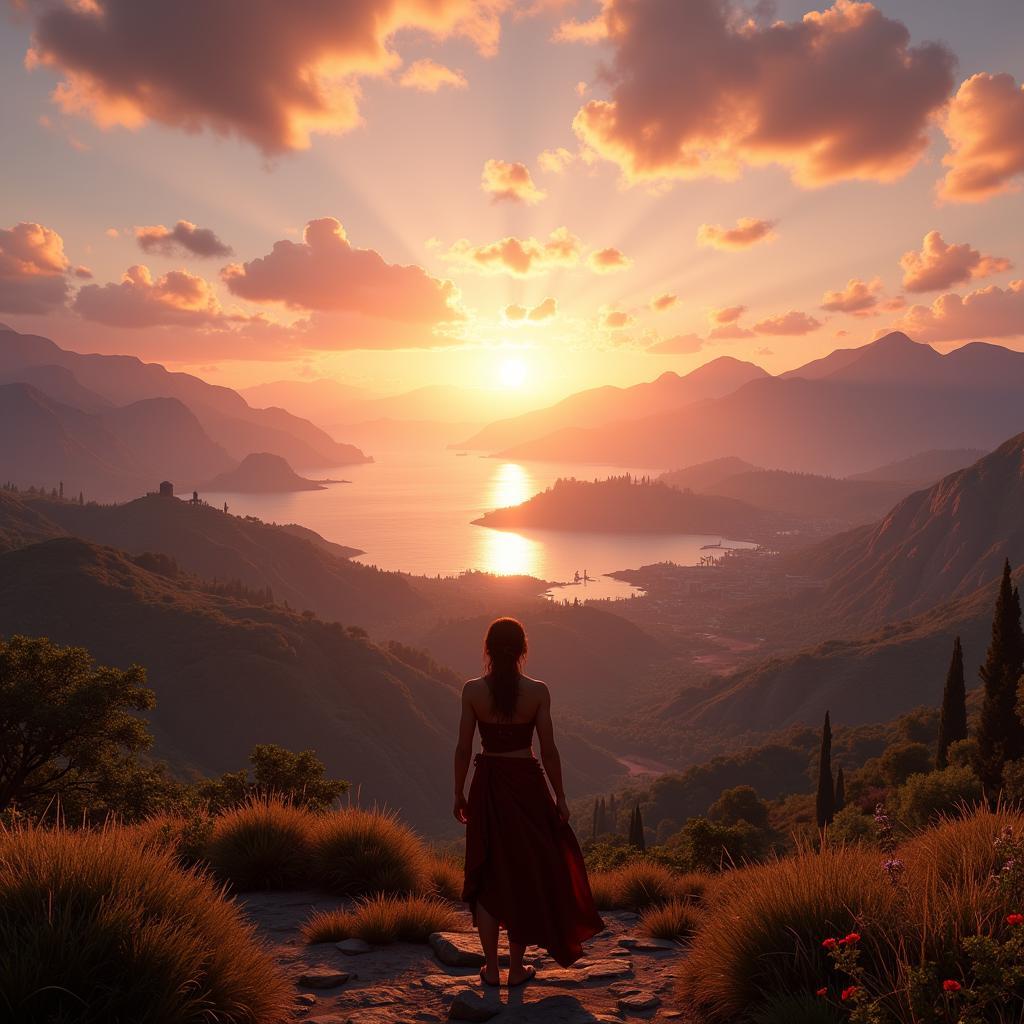 Assassin's Creed Odyssey panoramic wallpaper