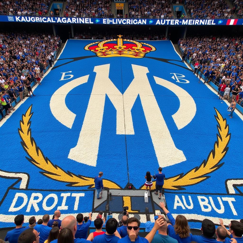 Olympique Marseille Tifo Display