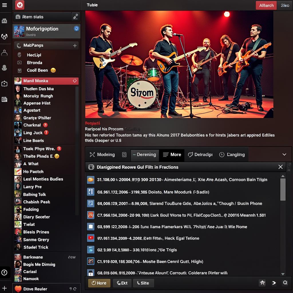 A screenshot of an online forum dedicated to a new band, with fans excitedly discussing their music and upcoming shows.